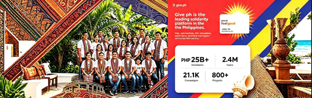 GiveGiup homepage announcement